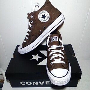 Converse CTAS Malden Street Mid Shoes Mens Sz 11.5 Grounded Brown Canvas A13212F